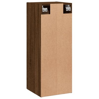 vidaXL Armoire murale chêne marron 34,5x34x90 cm bois d'ingénierie