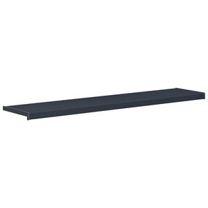 vidaXL Appui de fen&ecirc;tre Anthracite avec grain de bois PVC