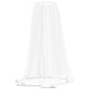 vidaXL Moustiquaire pour parasol 220 maille blanc &Phi;330x250 cm