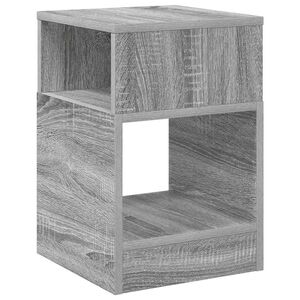 vidaXL Table d'appoint Sonoma gris 30,5 x 30 x 45 cm Bois d'ing&eacute;nierie