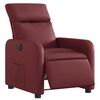 vidaXL Fauteuil inclinable &eacute;lectrique Rouge bordeaux Similicuir