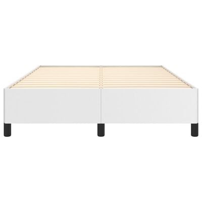 vidaXL Cadre de lit sans matelas blanc 140x200 cm similicuir