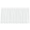 vidaXL Rideau en Dentelle Blanc 100 x 300 cm Polyester