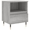 vidaXL Table de chevet sonoma gris 40x35x50 cm bois d&rsquo;ing&eacute;nierie