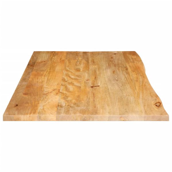 vidaXL Dessus de table &agrave; bord vivant 110x60x2,5cm bois massif manguier