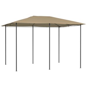 vidaXL Belv&eacute;d&egrave;re 3x4x2,6 m Taupe 160 g/m&sup2;
