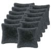 vidaXL Coussin avec oreiller HEERLEN 2 pi&egrave;ces Anthracite Fleece PV
