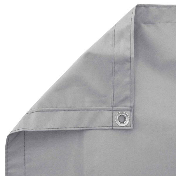 vidaXL &Eacute;cran de balcon Gris clair 75 x 200 cm Oxford alu enduit de PU