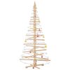 vidaXL Arbre de No&euml;l en bois pour d&eacute;coration 210 cm bois massif de pin