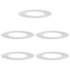 vidaXL adapt&eacute; pour anneaux d'arbre plats 5 pcs Argent &Oslash;40 / 70 cm