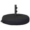 vidaXL Base de parasol de patio 53 x 53 x 40 cm Acier Noir