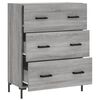 vidaXL Buffet sonoma gris 69,5x34x90 cm bois d'ingénierie