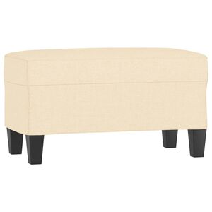 vidaXL Banc Cr&egrave;me 70x35x41 cm Tissu