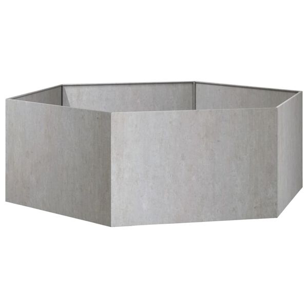 vidaXL Jardinière Rouillé 138x120x45 cm Acier corten