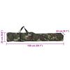 vidaXL Sac de canne &agrave; p&ecirc;che vert camouflage 150 cm tissu oxford