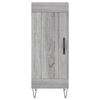 vidaXL Buffet Sonoma gris 34,5x34x90 cm Bois d'ing&eacute;nierie