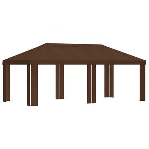 vidaXL Housse de Gazebo 6 x 3 m Marron Polyester 190 gsm