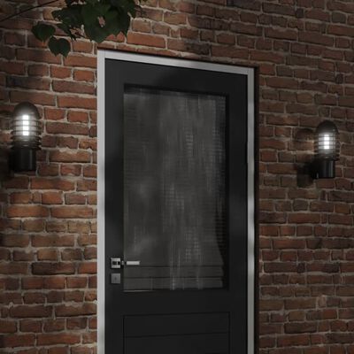 vidaXL Applique murale d'extérieur noir acier inoxydable