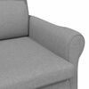 vidaXL fauteuil Gris clair 76 x 94 x 102 cm tissu