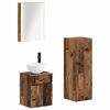 vidaXL Ensemble de mobilier de salle de bain 4 pcs Bois ancien