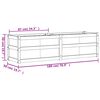 vidaXL Jardini&egrave;re 180x50x50 cm bois de pin impr&eacute;gn&eacute;