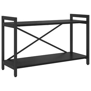 vidaXL &Eacute;tag&egrave;re 80 x 30 x 50 cm Bois d'ing&eacute;nierie Ch&ecirc;ne noir