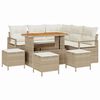 vidaXL Ensemble de canap&eacute; de jardin 9 pc 8-Nombre de places