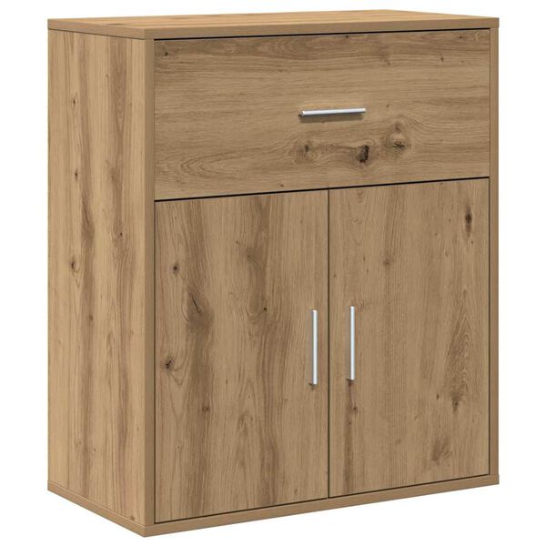 vidaXL Buffet Ch&ecirc;ne artisanal 60 x 31 x 70 cm Bois d'ing&eacute;nierie