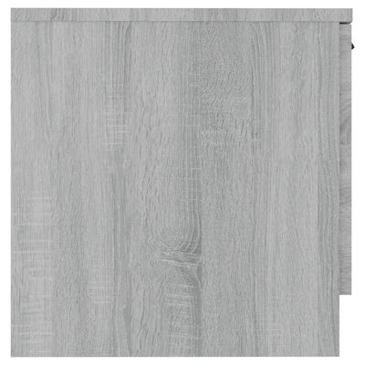 vidaXL Table de chevet Sonoma gris 40x39x40 cm