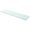 vidaXL Panneau pour &eacute;tag&egrave;re Verre transparent 100 x 25 cm