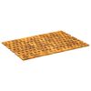 vidaXL Tapis de bain Naturel 55 x 80 cm Bois d'Acacia Massif