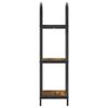 vidaXL &Eacute;tag&egrave;re Ch&ecirc;ne fum&eacute; 40 x 30 x 109 cm Bois d'ing&eacute;nierie