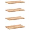 vidaXL &Eacute;tag&egrave;res flottantes 4 pcs 40x20x2 cm acacia massif non trait&eacute;