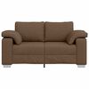 vidaXL Canap&eacute; 120cm Marron tissu