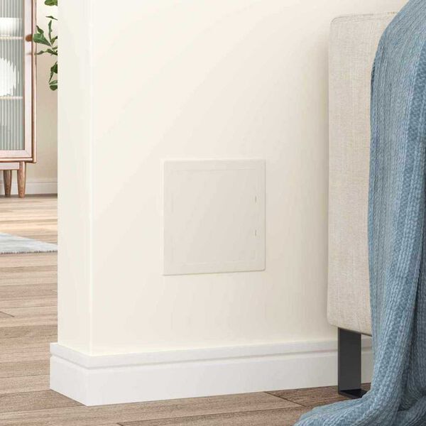 vidaXL Panneaux d'Accès 2 pcs Blanc 15 x 15 x 2 cm Plastic ABS