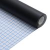 vidaXL Autocollants auto-adh&eacute;sifs pour meuble noir mat 90x500 cm PVC