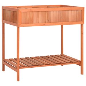 vidaXL Jardini&egrave;re &agrave; herbes 80x60x80 cm Bois de sapin massif