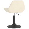 vidaXL Tabouret de bar Cr&egrave;me Velours