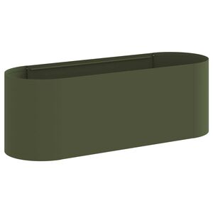 vidaXL Jardin sur&eacute;lev&eacute; Vert olive 120 x 40 x 40 cm