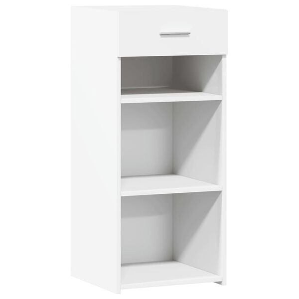 vidaXL Buffet blanc 40x42,5x93 cm bois d'ing&eacute;nierie