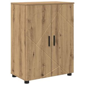 vidaXL Cabinet de salle de bain Ch&ecirc;ne artisanal 60 x 35 x 80 cm