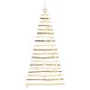 vidaXL Sapin de No&euml;l Naturel 180 cm Bois de fr&ecirc;ne massif