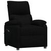 vidaXL Fauteuil inclinable &eacute;lectrique Noir Tissu