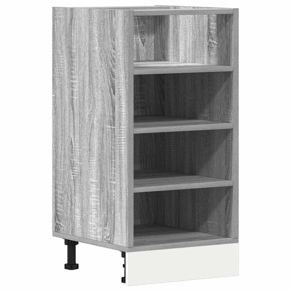 vidaXL Meuble bas "Riga" Gris Sonoma 40&nbsp;x&nbsp;44,5&nbsp;x&nbsp;81,5&nbsp;cm Bois d'ing&eacute;nierie