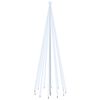 vidaXL Sapin de No&euml;l avec piquet Blanc froid 732 LED 500 cm