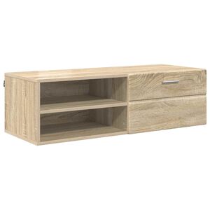 vidaXL Cabinet en Bois avec tiroir Ch&ecirc;ne Sonoma 100,5 x 39 x 30 cm