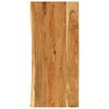 vidaXL Dessus de meuble-lavabo de salle de bain Acacia 114x52x2,5 cm