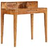vidaXL Bureau avec tiroirs Bois massif 88 x 50 x 90 cm