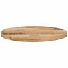 vidaXL Dessus de table &Oslash; 60x3,8 cm rond bois massif de manguier brut