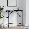 vidaXL Table console noir 75x32x75 cm bois d'ing&eacute;nierie